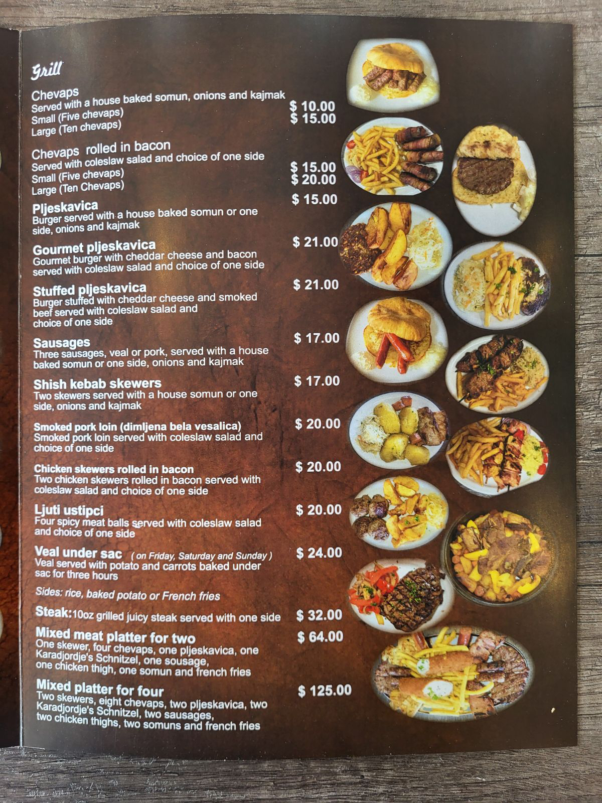 Kafanica Menu Pg2